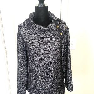 Black White Calvin Klein sweater. Size L